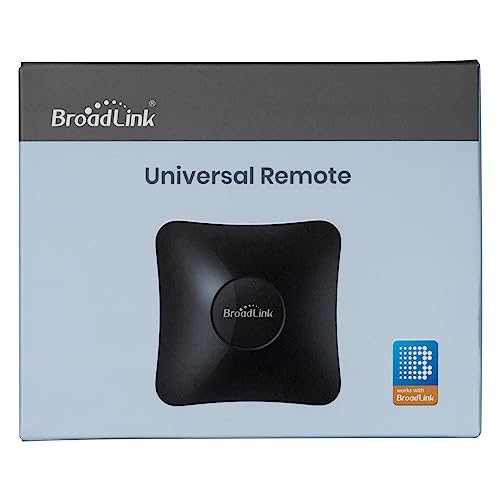 BroadLink RM4 pro (2.4 GHz Wi-Fi Only) IR & RF Universal Remote, All in One Hub Code Learning Wi-Fi Remote Control for TV Air Conditioner, Curtain Motor, Works with Alexa, Google Home, IFTTT