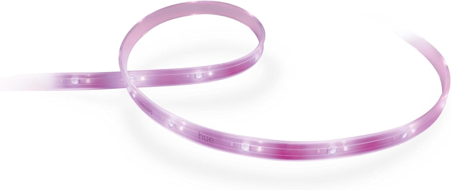 Philips Hue Lightstrip Plus V4 2m Base kit (Bluetooth-Enabled), Colour (555318)