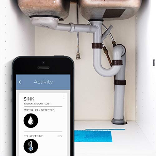 Sensative Z-Wave Plus Indoor/Outdoor Flood Prevention and Water Sensor Strips Drip, Works with SmartThings