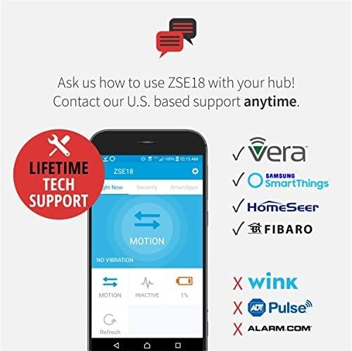 Zooz 800 Series Z-Wave Long Range S2 Motion Sensor ZSE18 800LR with Magnetic Mount, Works with SmartThings, Z-Box, and Home Assistant