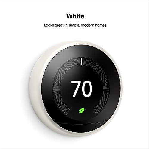 Google Nest Learning Thermostat (3rd Gen) - White