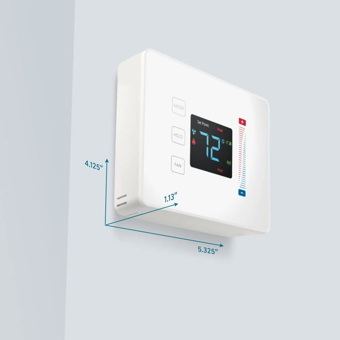 Centralite Pearl Thermostat (Works with SmartThings, Spectrum, Cox, Time Warner Cable, Vera, and ZigBee Platforms), White