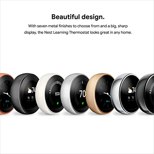 Google Nest Learning Thermostat (3rd Gen) - White