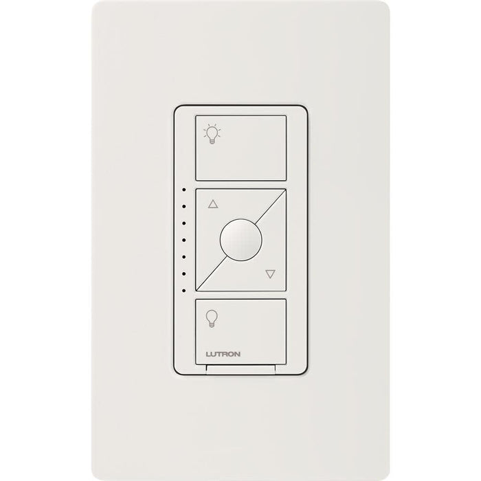 Lutron Caseta Smart Lighting Original Dimmer Switch ELV+ for Light Bulbs, , Works w/ Alexa, Apple Homekit, Google Home (Hub Required), 250W LED Single-Pole/3-Way, Neutral Required, PD-5NE-WH, White