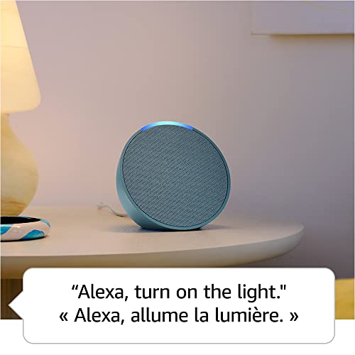 Amazon Echo Pop | Full sound compact smart speaker with Alexa | Glacier White