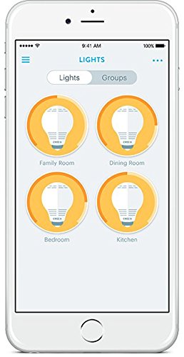 Cree Lighting BA19-08027OMF-12CE26-1C100 Cree Connected LED Smart Bulb, 11watts, 1pk, Soft White (Packaging May Vary)