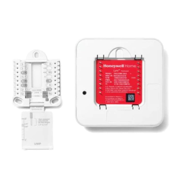 Honeywell TH6320WF2003/U Lyric T6 Thermostat, 3 Heat / 2 Cool Heat Pump Or 2 Heat / 2 Cool Conventional, 4.09" x 4.09" x 1.06"