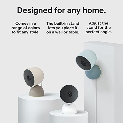 Google Nest Security Cam (Wired) - 2nd Generation - Snow