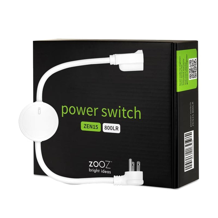 Zooz Z-Wave Plus Power Switch ZEN15 for 110V AC Units, Sump Pumps, Humidifiers, and More