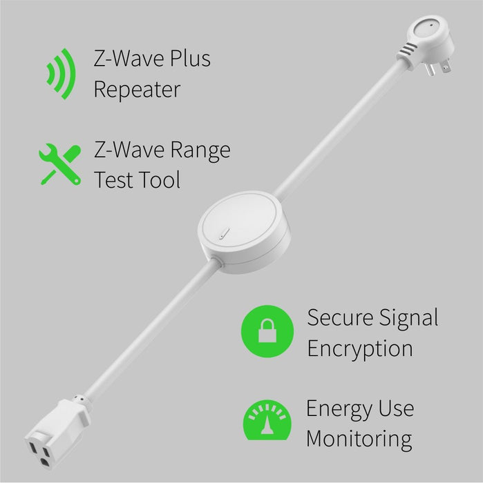 Zooz Z-Wave Plus Power Switch ZEN15 for 110V AC Units, Sump Pumps, Humidifiers, and More