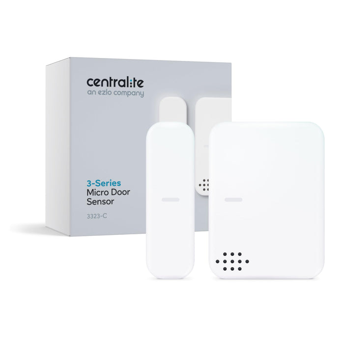 Centralite by Ezlo Micro Door and Window Sensor - Personal and Home Security - Wirelessly Notify Users of Arrivals and Departures - Works with Zigbee