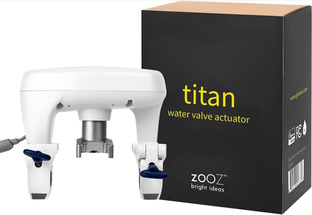 Zooz Z-Wave Long Range 700 Series Titan Water Valve Actuator ZAC36 | Compatible with Z-Box, SmartThings, Works with Ring Alarm