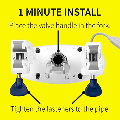 Zooz Z-Wave Long Range 700 Series Titan Water Valve Actuator ZAC36 | Compatible with Z-Box, SmartThings, Works with Ring Alarm