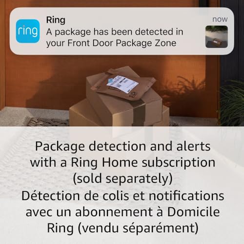 Ring Battery Doorbell Pro | Two-Way Talk with Audio+, 3D Motion Detection, and 1536p HD+ Head-to-Toe Video (2024 release)