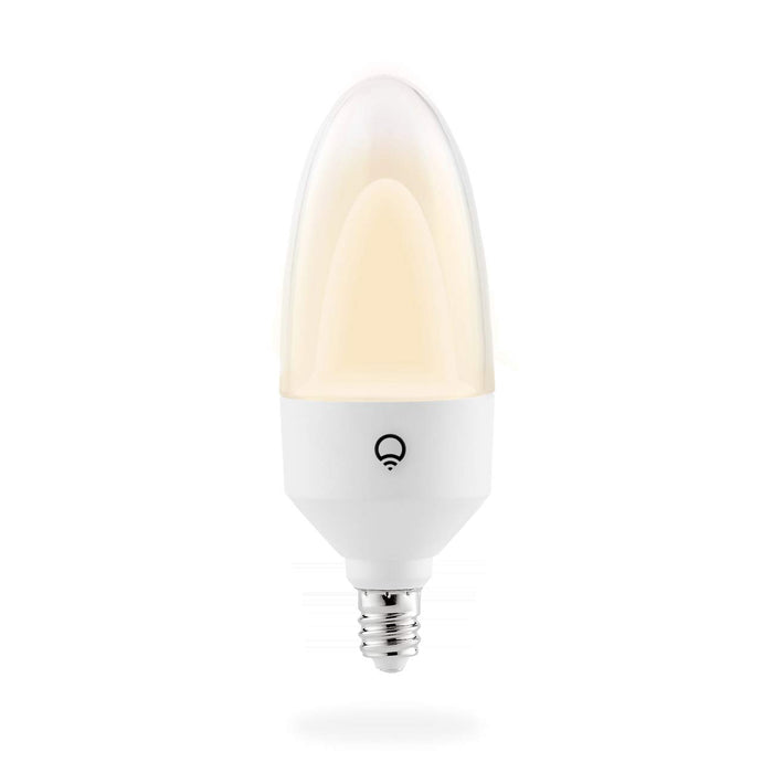 LIFX Candle White to Warm E12, 480 lumens, Wi-Fi Double-Diffuser Smart LED Light Bulb, Tunable White, Dimmable, No Bridge Required, Compatible with Alexa, Hey Google, Apple HomeKit.