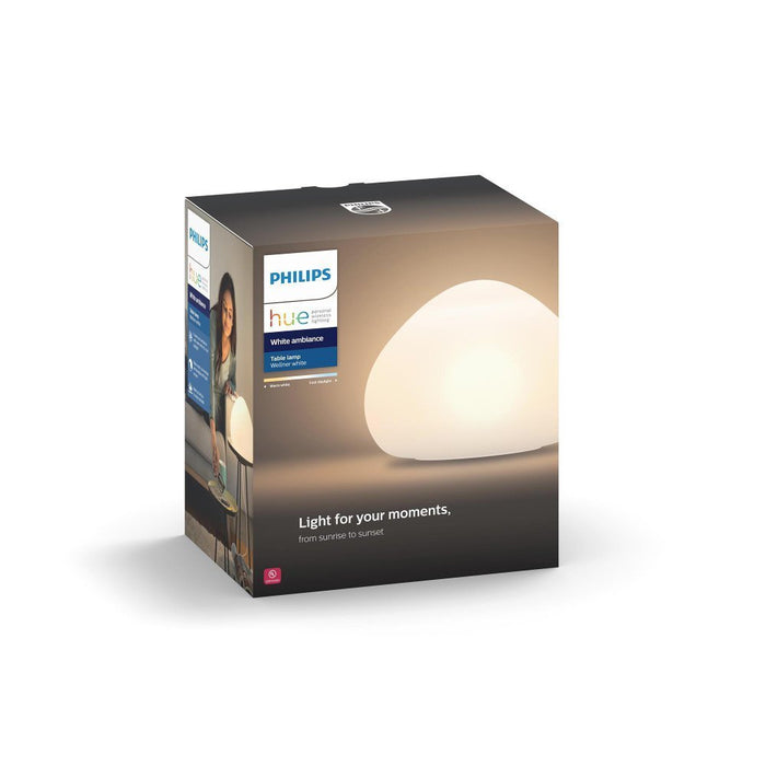 Philips Hue White Ambiance Wellness Dimmable LED Smart Table Lamp (Works with Alexa, Apple HomeKit, and Google Assistant)