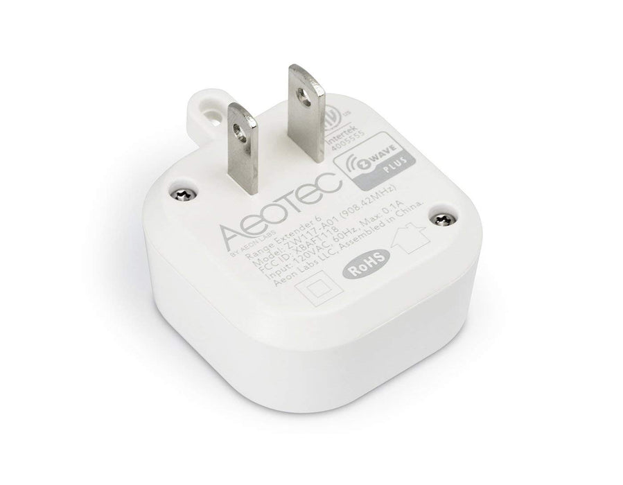 Aeotec Range Extender 6, Zwave Extender, Z-Wave Plus Repeater, 2 Pack