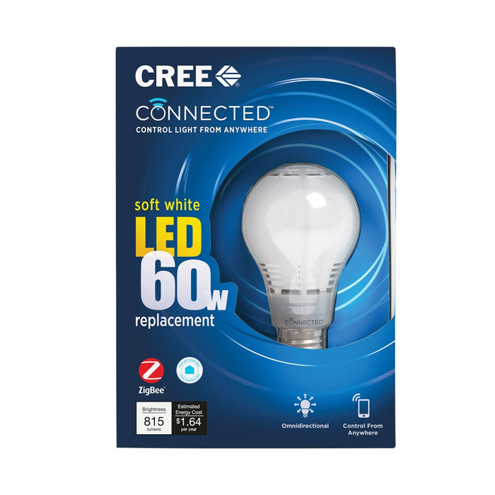 Cree Lighting BA19-08027OMF-12CE26-1C100 Cree Connected LED Smart Bulb, 11watts, 1pk, Soft White (Packaging May Vary)