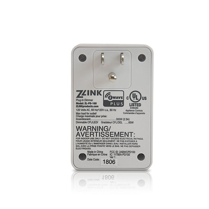 ZLINK Plug-in Dimmer ZL-PD-100