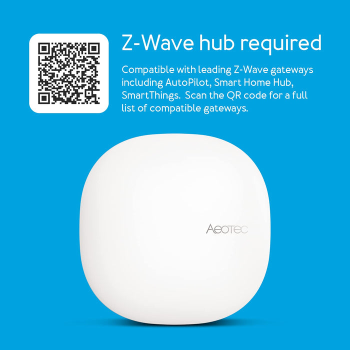 Zwave Light dimmer Switch: Aeotec Wall Dimmer Switch, 3 Way, Repeater, On Off Dim, SmartThings Switch, Z-Wave Plus, Gen7, illumino, ZWave hub Required