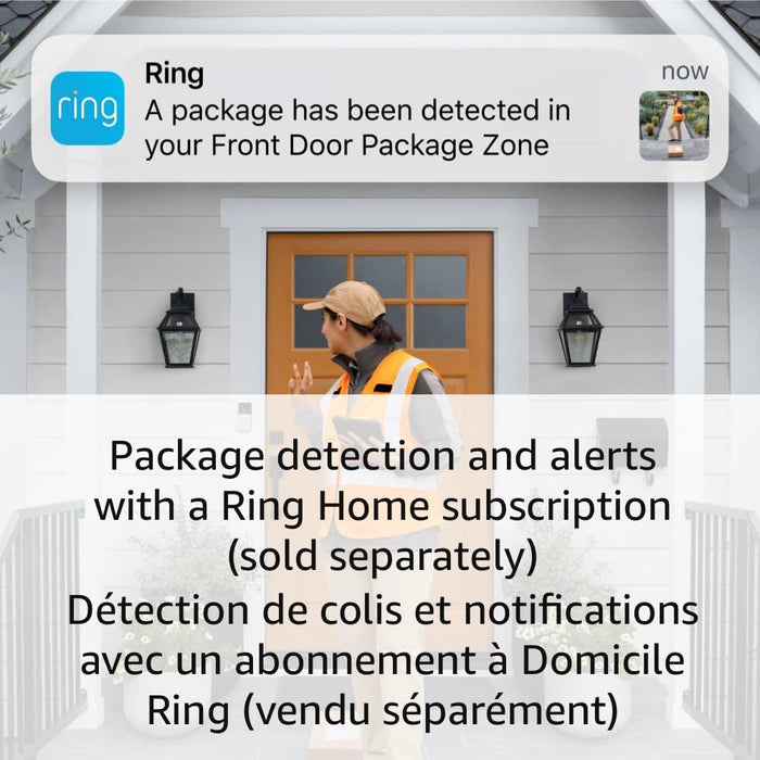 Ring Battery Doorbell Plus | Head-to-Toe HD+ Video, motion detection & alerts, and Two-Way Talk (2023 release)