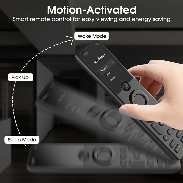 SofaBaton X1S Universal Remote with Hub, Universal Remote Control with One Touch Activities, Customize SofaBaton APP, Compatible with 60 Devices, Works with Alexa Google Assistant, Raise to Wake