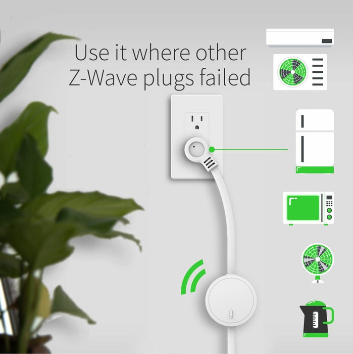 Zooz Z-Wave Plus Power Switch ZEN15 for 110V AC Units, Sump Pumps, Humidifiers, and More