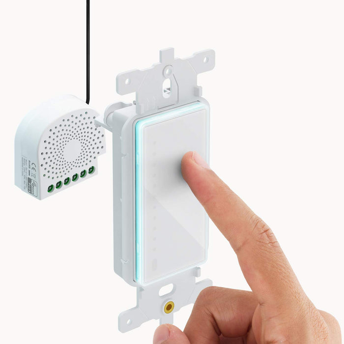 Aeotec Smart in-Wall Switch kit, Nano Switch & WallSwipe, Z-Wave Plus in-Wall Zwave Switch with Wall Panel Controller