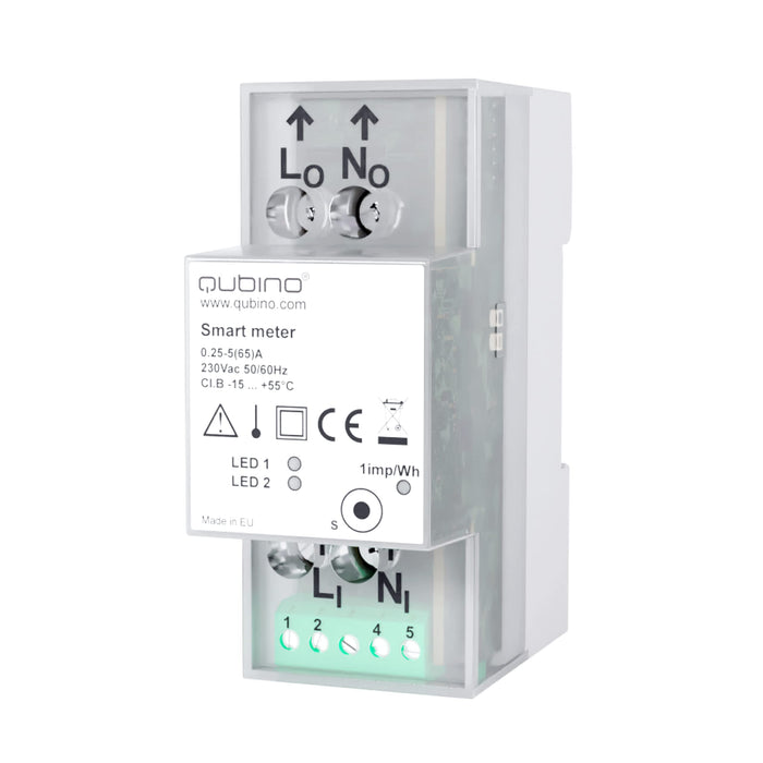 Qubino ZMNHTD1 Smart Meter, Grey