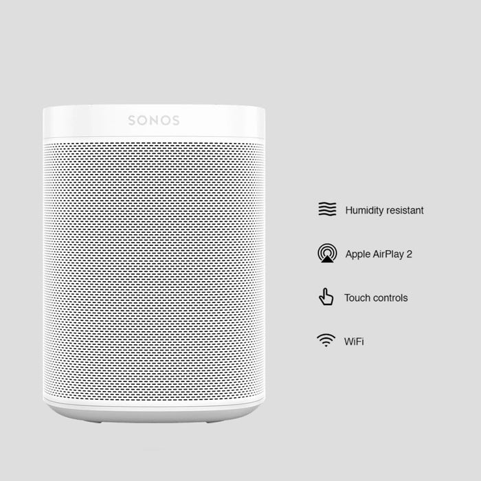 Sonos One SL - The powerful microphone-free speaker for music and more - White