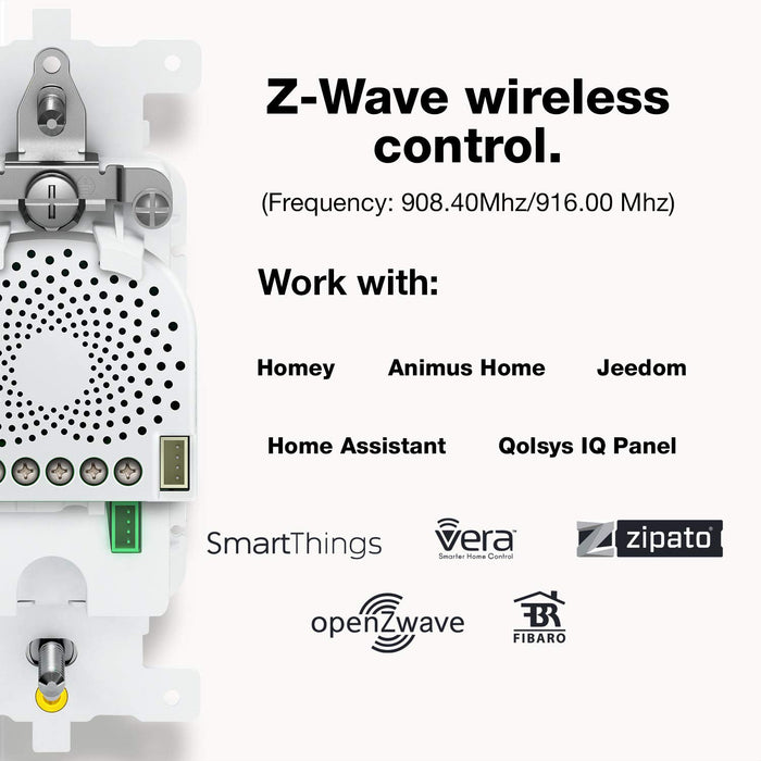 Aeotec Smart in-Wall Switch kit, Nano Switch & WallSwipe, Z-Wave Plus in-Wall Zwave Switch with Wall Panel Controller