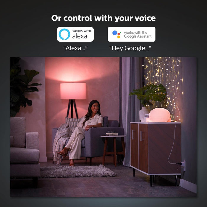 Philips Hue Smart Plug, White - 1 Pack - Turns Any Light Into a Smart Light - Control with Hue App - Compatible with Alexa, Google Assistant, and Apple HomeKit