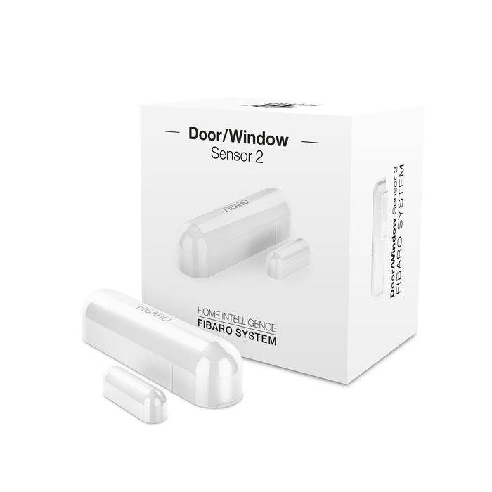 Fibaro FGDW-002-1 FGDW0021 Door/Window v2 with Temperature Sensor, Z-Wave Plus, FGWD-002-1, White