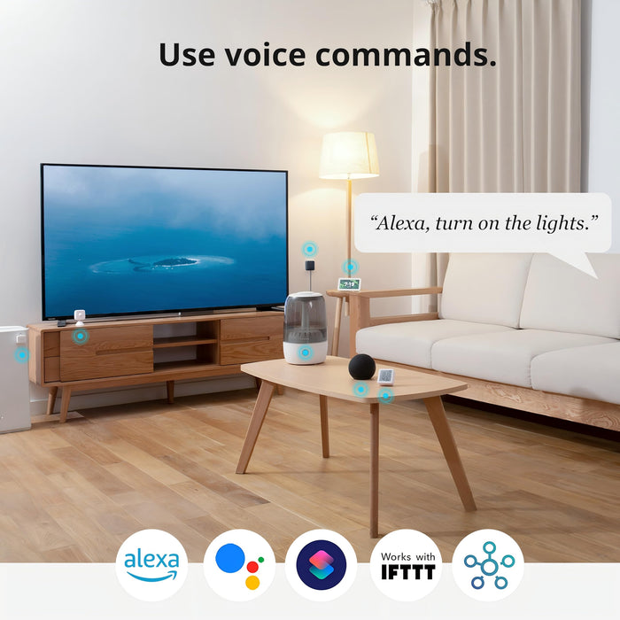 SwitchBot Hub Mini Smart Remote - IR Blaster, Link SwitchBot to Wi-Fi (Support 2.4GHz), Control TV, Air Conditioner, Compatible with Alexa, Google Home, HomePod, IFTTT