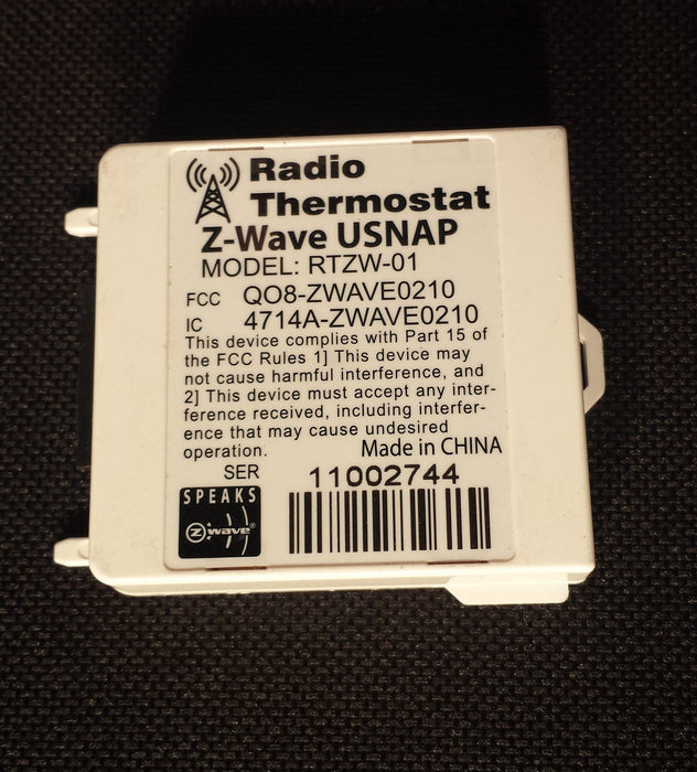 Radio Thermostat Company of America ZW.9.0 Z-Wave U-Snap Module, White