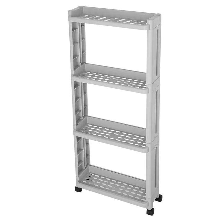 3/4 Layer Gap Kitchen Storage Shelf Rack Slim Slide Tower Movable