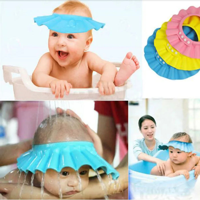 Adjustable Baby Shampoo Cap Kids Wash Hair Protection Infant Health