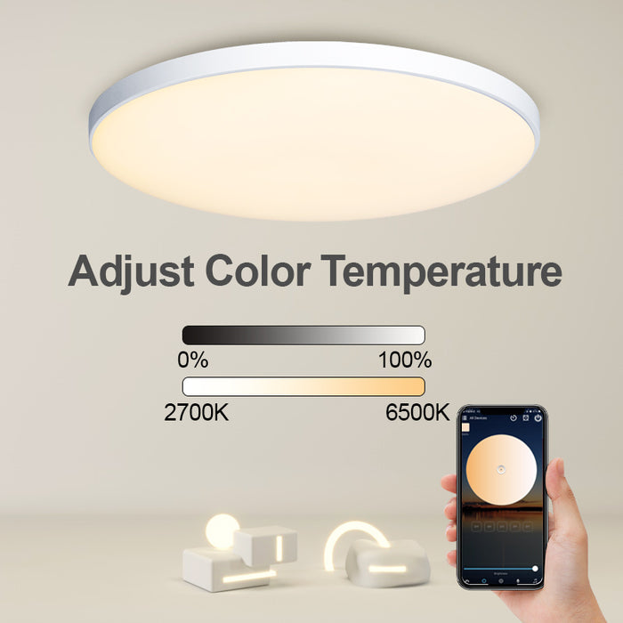 MARPOU Smart Ceiling Light 30W RGB LED Ceiling lamp Wifi APP Voice