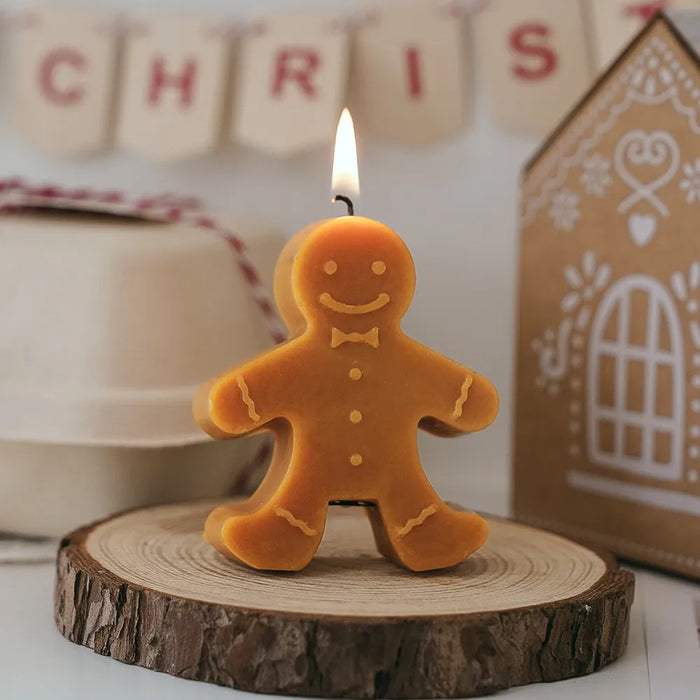 1PC Gingerbread Man Christmas Scented Candle Aromatherapy Creative