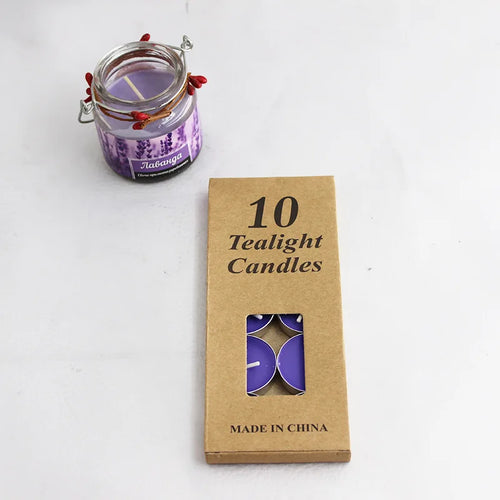 50/10PCS Small Votive Mini Tealight Candles Unscented Tea Lights