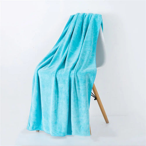 Thickened Large Microfiber Bath Towel-Super absorbent and quick-drying